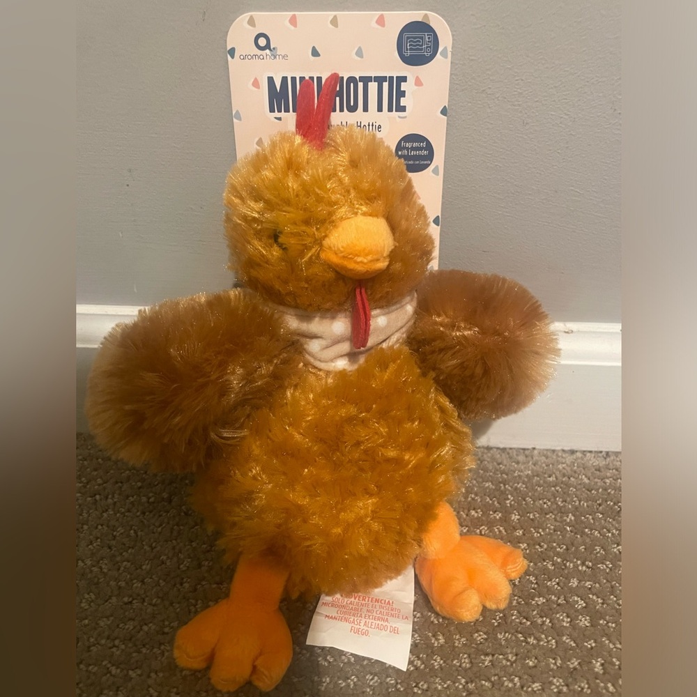 NEW Aroma home mini snuggable hottie chicken lavender‎ scent